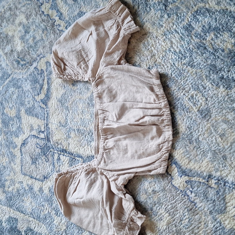 NWOT Blanco crop top, size S